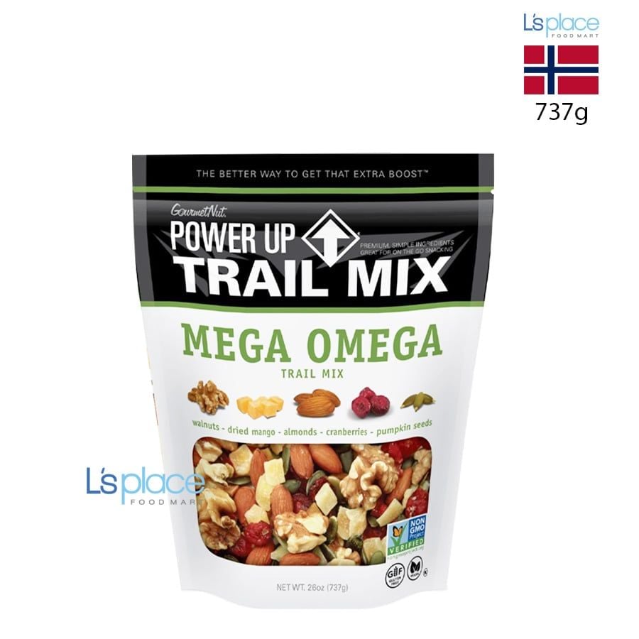 Gourmet Nut Power Up Hạt mix tổng hợp Mega Omega