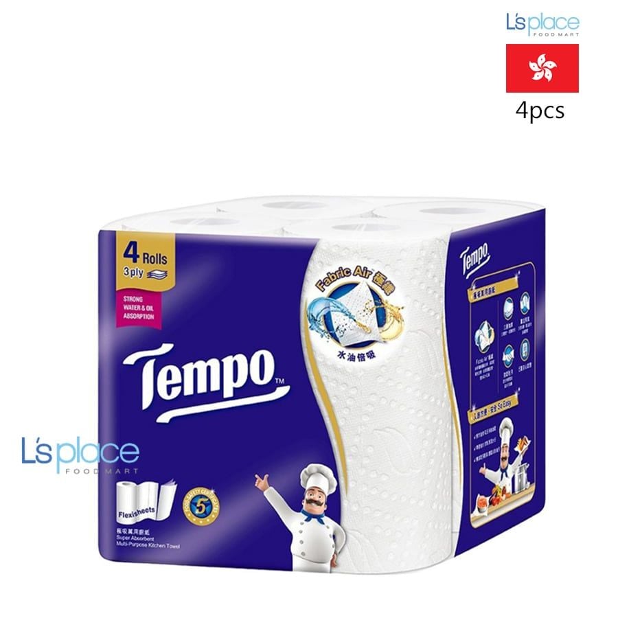 Tempo Lốc khăn giấy bếp đa năng dạng cuộn