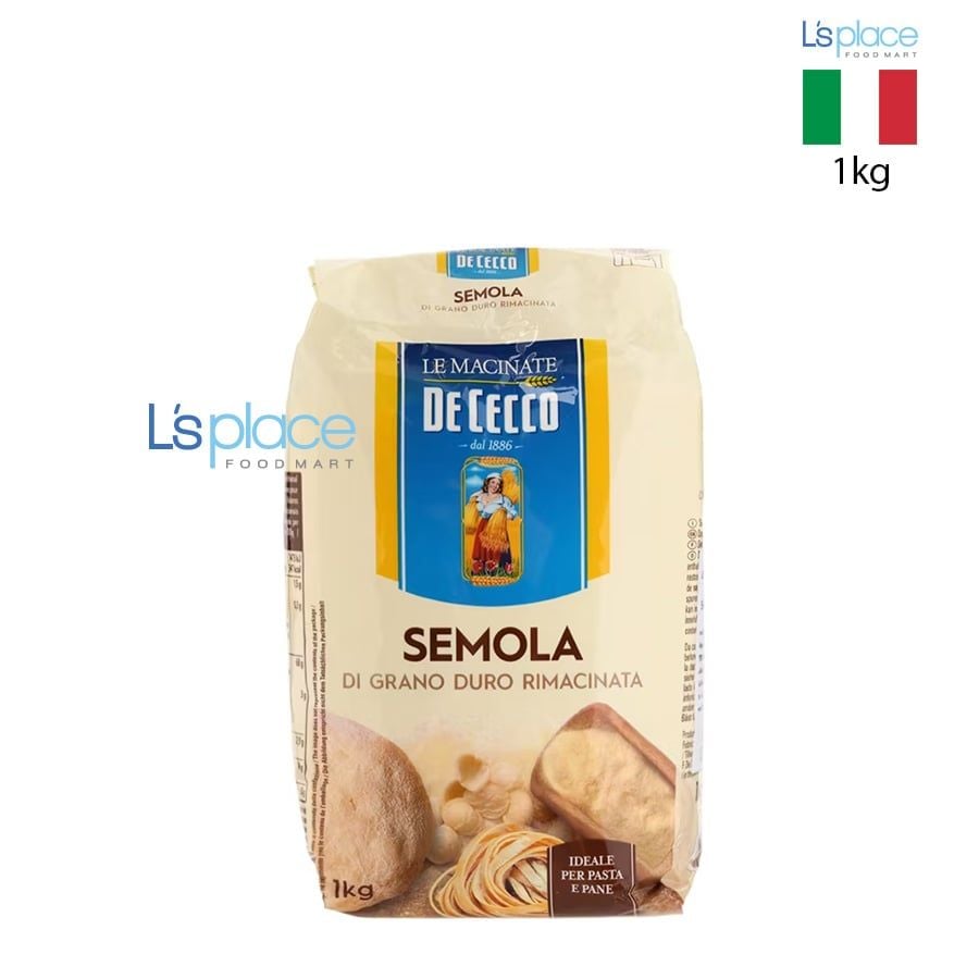 De Cecco Bột làm mỳ Ý Semola Grano Duro