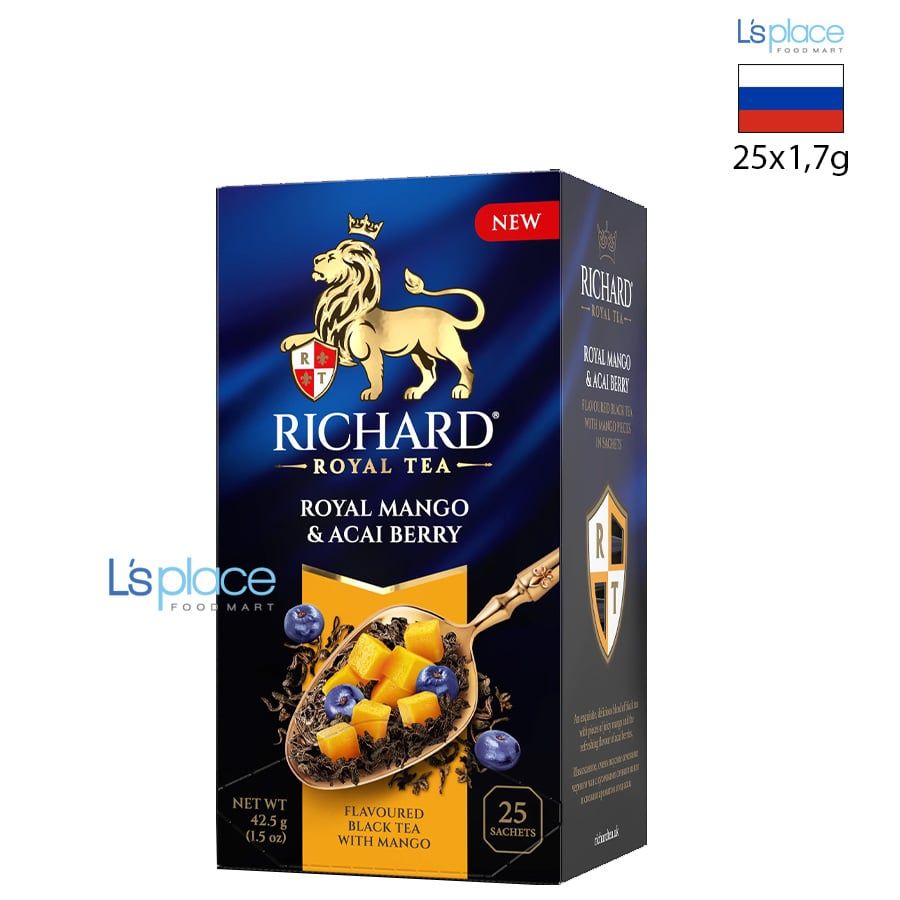 Richard Trà đen Royal Xoài & dâu Acai