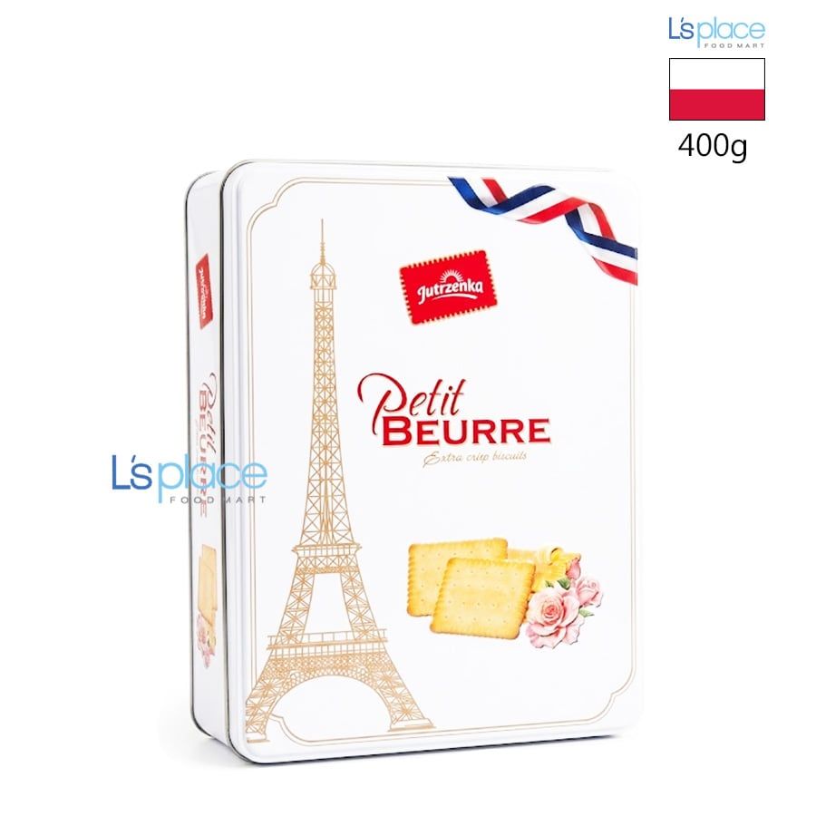 Jutrzenka Bánh quy bơ hộp thiếc Petit Beurre