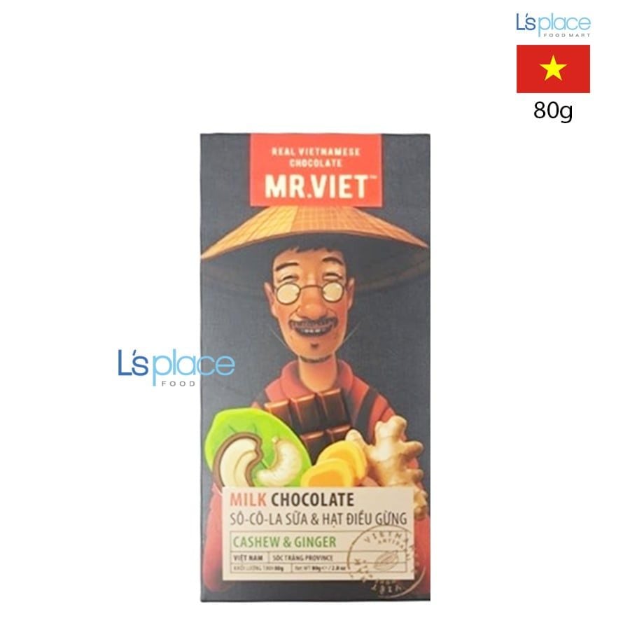 Mr. Viet Socola sữa hạt điều và gừng