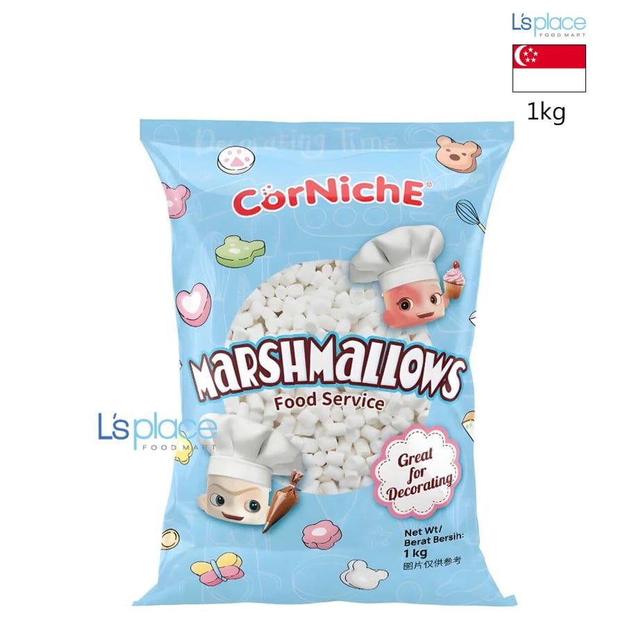 Corniche Kẹo dẻo Marshmallows Mini White túi lớn