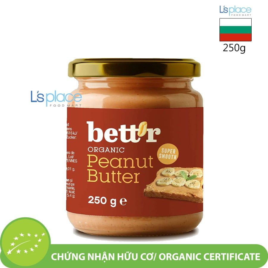 Bett'r Bơ lạc hữu cơ