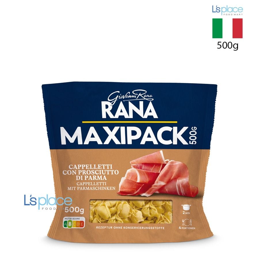 Giovanni Rana Maxipack Nui tươi Cappelletti thịt giăm bông