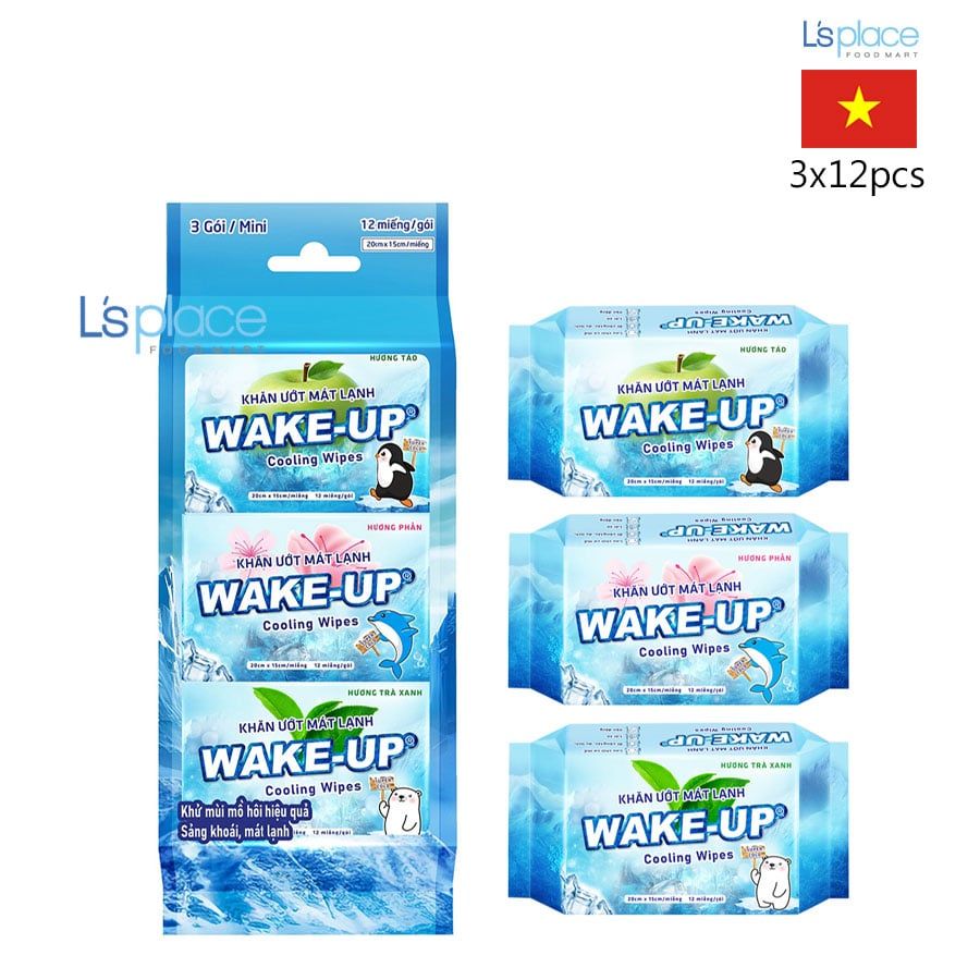 Wake-up Lốc Khăn ướt mát lạnh