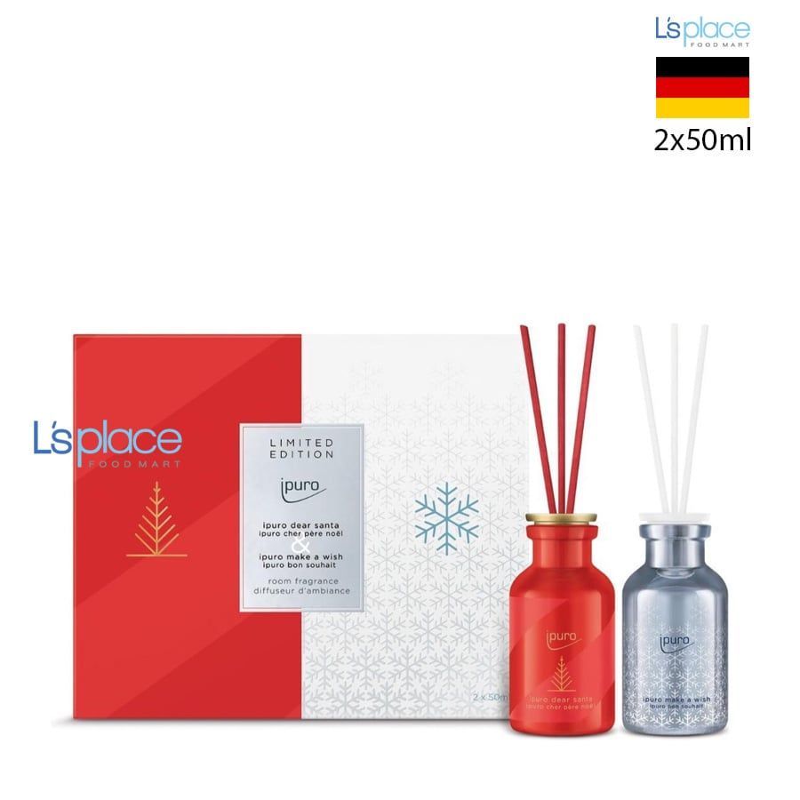 Ipuro Set tinh dầu thơm phòng 'Dear Santa & Make a Wish'