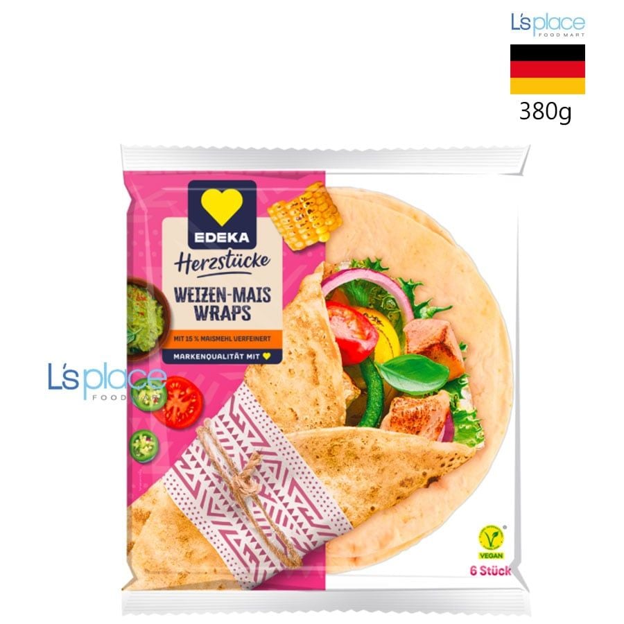 Edeka Vỏ Tortilla làm từ Bột Mì và Bột Ngô