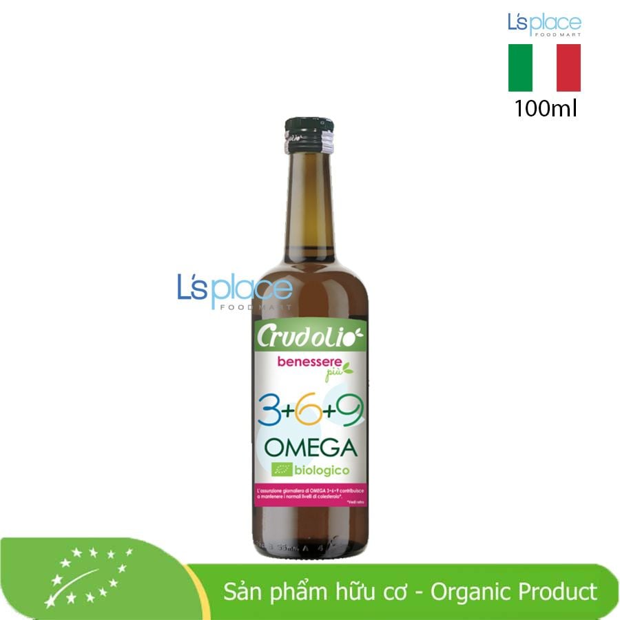 Crudolio Dầu Tổng Hợp Hạt Giàu Omega 3-6-9 Ép Lạnh Hữu Cơ