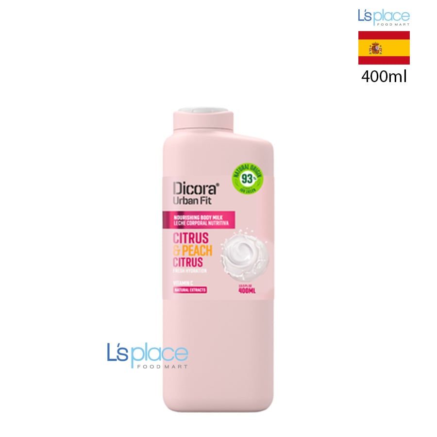Dicora Urban Fit Sữa dưỡng thể Citrus & Peach