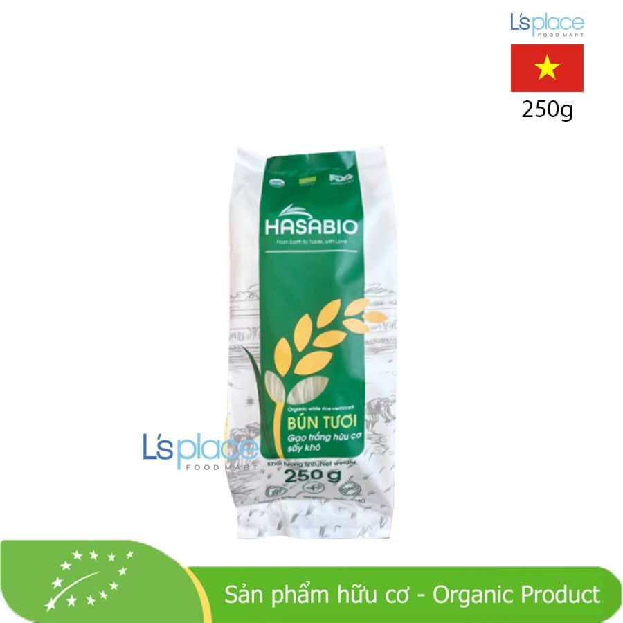 Hasa Bio Bún tươi gạo trắng hữu cơ sấy khô