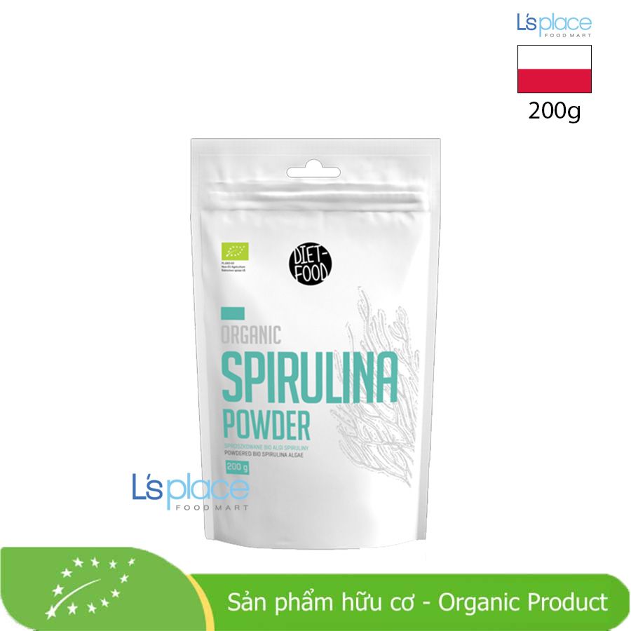 Diet Food Bột tảo xoắn Spirulina hữu cơ