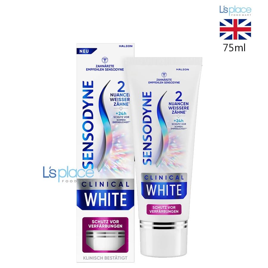 Sensodyne Clinical White Kem đánh răng làm trắng Stain Protector