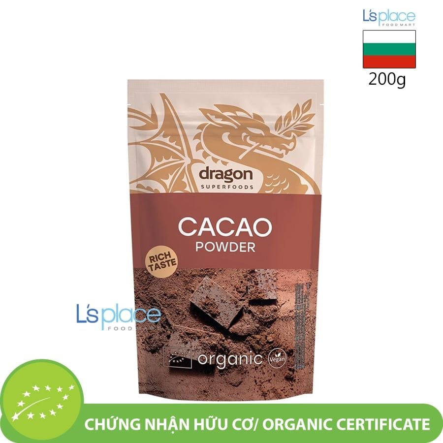 Dragon Superfoods Bột cacao hữu cơ
