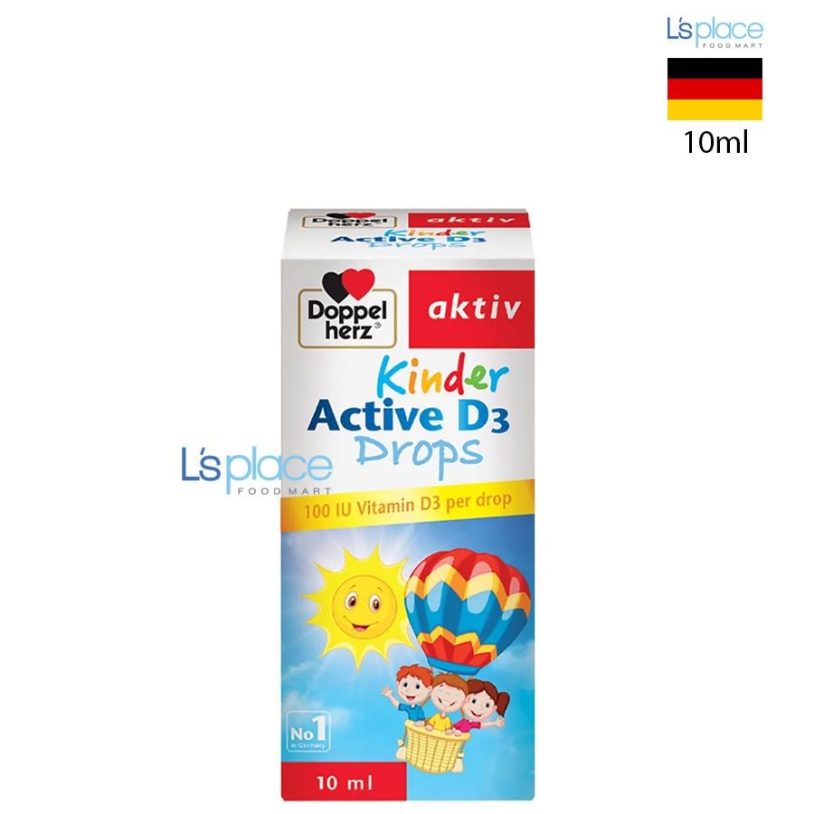 Doppelherz Thực phẩm bảo vệ sức khỏe Kinder Active D3 Drops