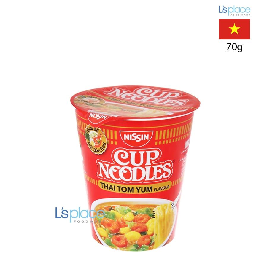 Nissin Mì Cup Noodles vị Thái Tom Yum