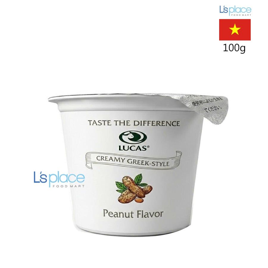 Lucas Sữa Lên Men Tách Whey Vị  Đậu Phộng