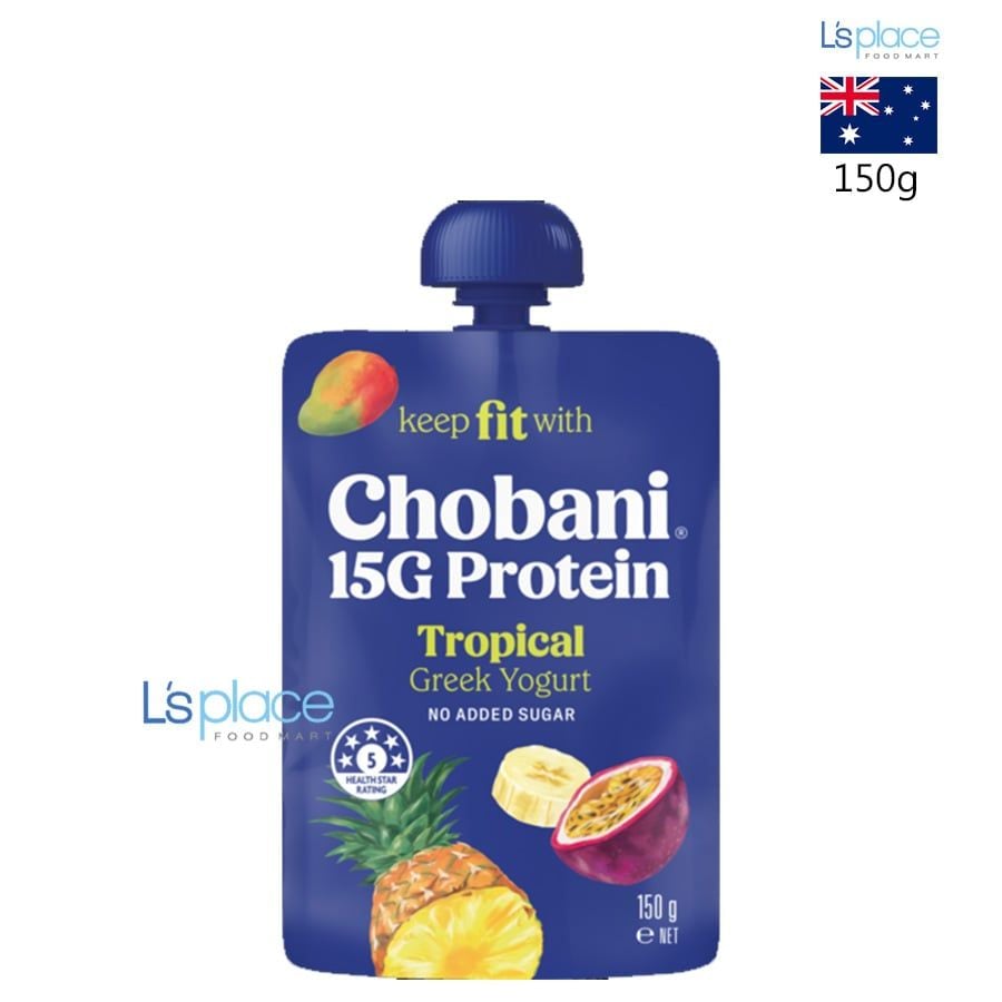 Chobani Fit Sữa chua Hy Lạp dạng túi vị Nhiệt đới