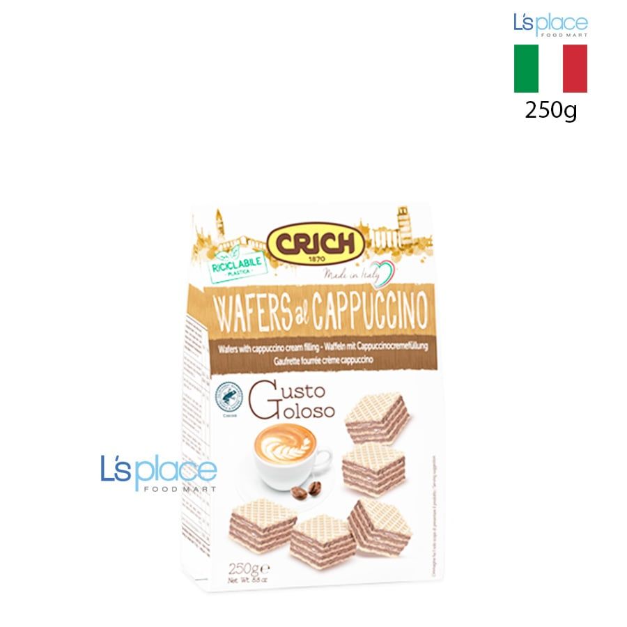 Crich Wafers Bánh xốp vị cà phê Cappuccino