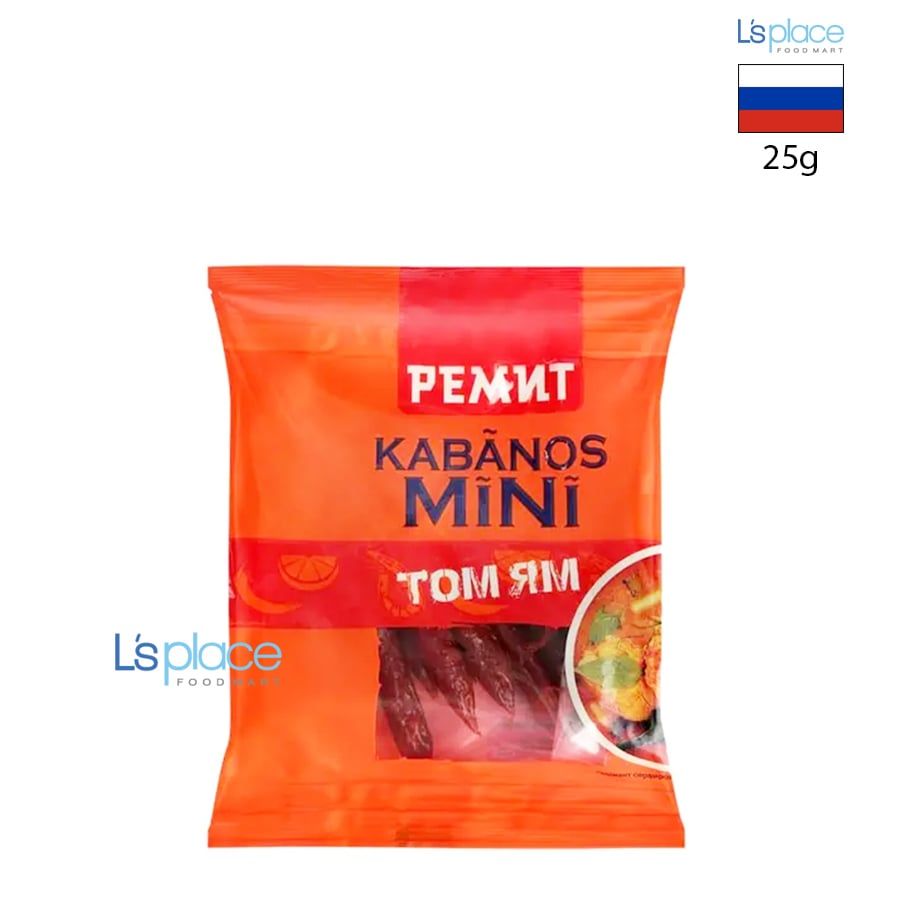 Remit Salami Kabanos Mini vị Tom Yum