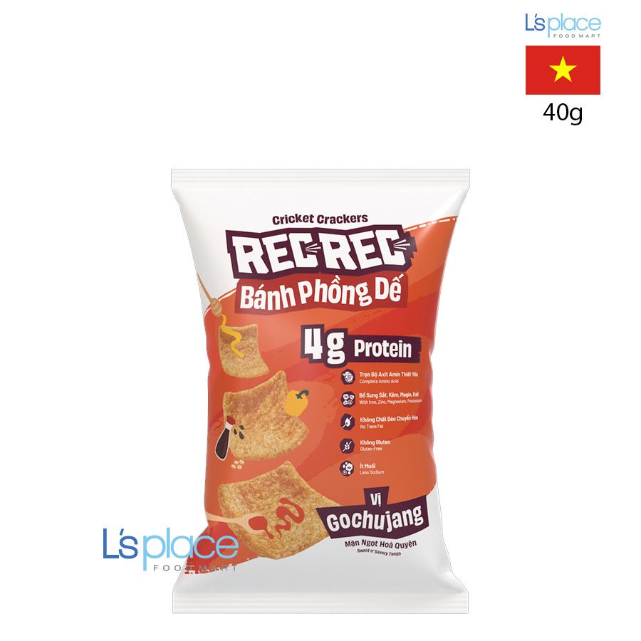 Rec Rec Bánh phồng dế vị Gochujang