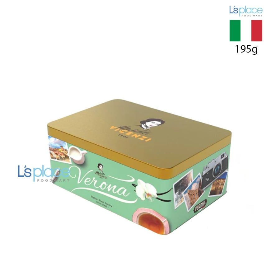 Vicenzi Bánh ngàn lớp Verona hộp thiếc