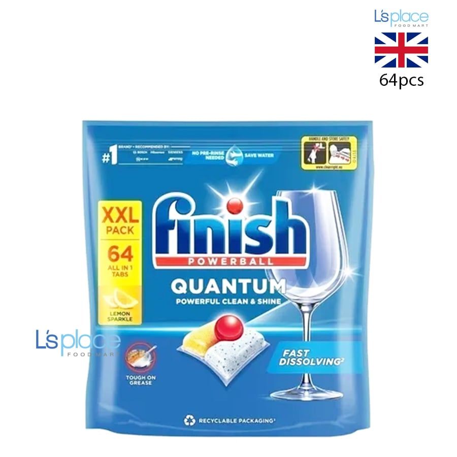 Finish Viên rửa bát Quantum hương chanh