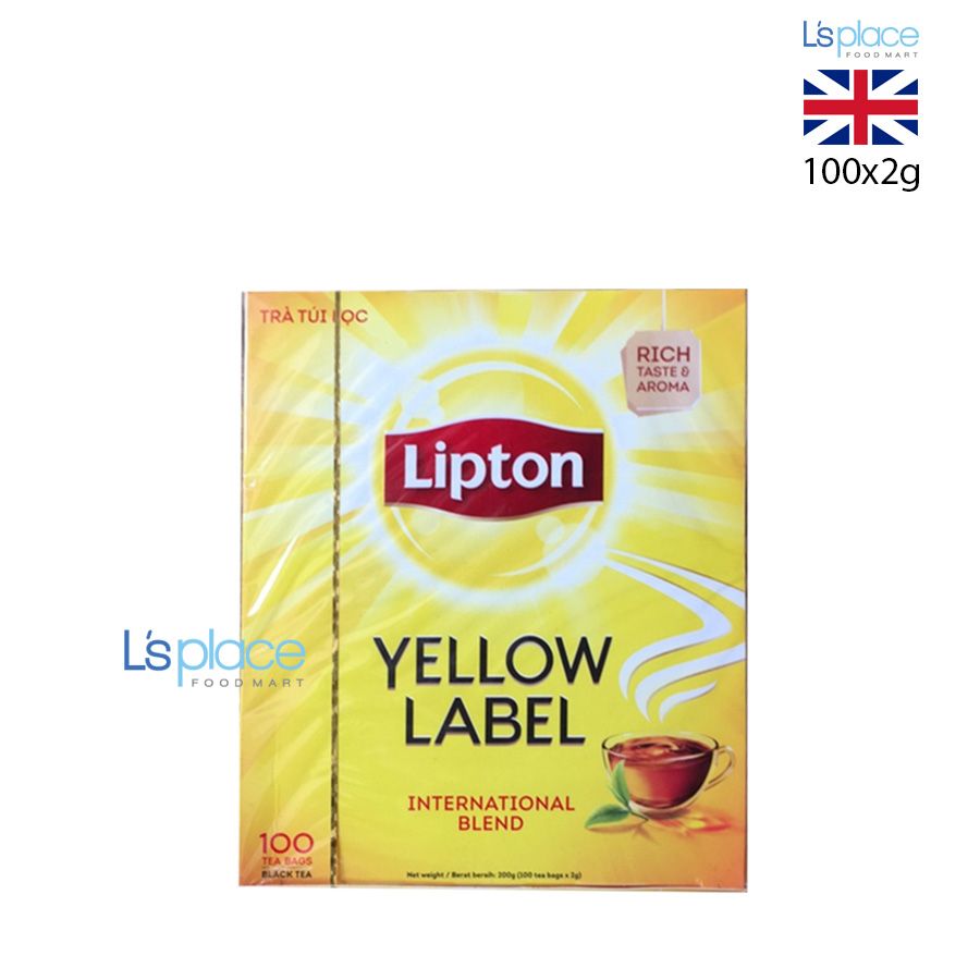 Lipton Trà đen nhãn vàng