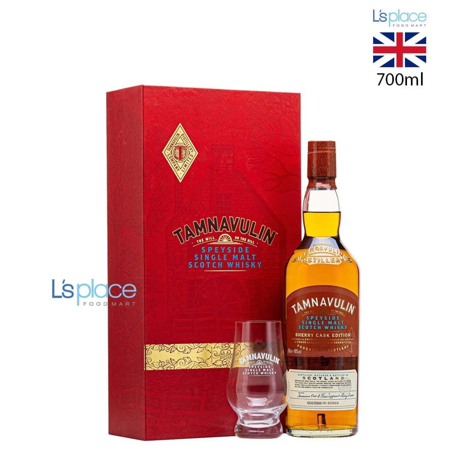 Tamnavulin Hộp quà rượu whisky Sherry Cask Edition