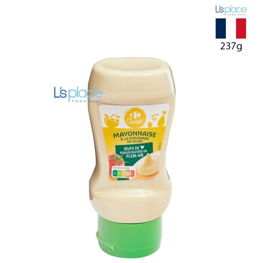 Carrefour Classic Xốt Mayonnaise mù tạt Dijon