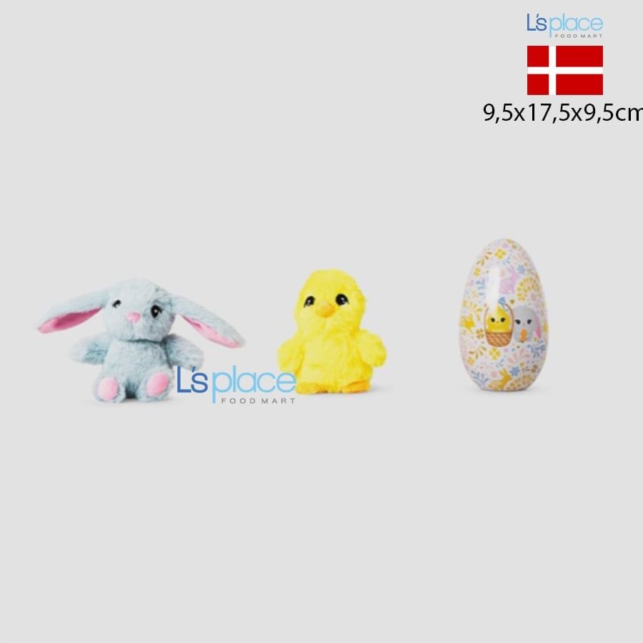 Gấu bông bất ngờ trong trứng kim loại Cuddly Surprise