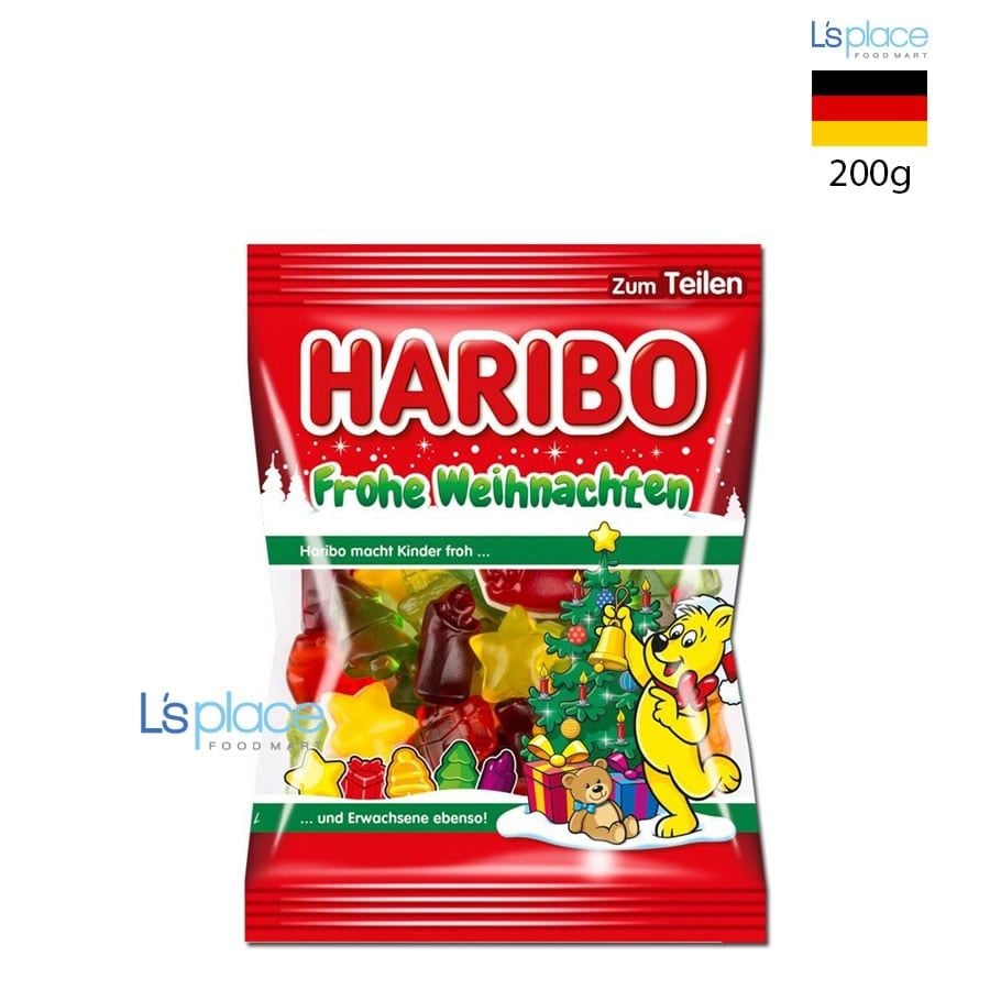 Haribo Kẹo dẻo Giáng sinh Frohe Wehnachten