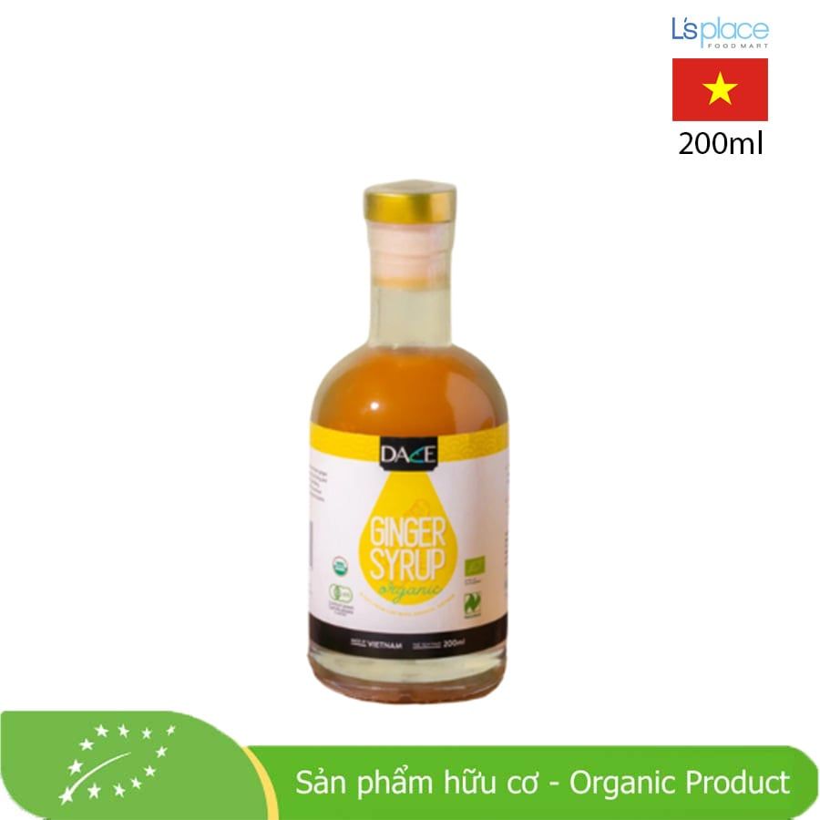 Dace Syrup gừng hữu cơ