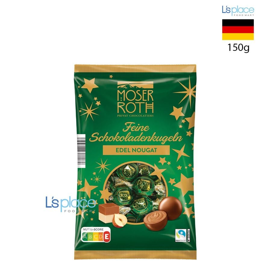 Moser Roth Socola viên tròn Nougat hạt phỉ