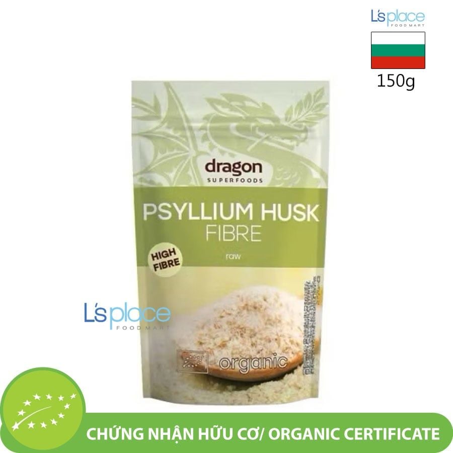 Dragon Superfoods Vỏ Hạt Mã Đề Hữu Cơ