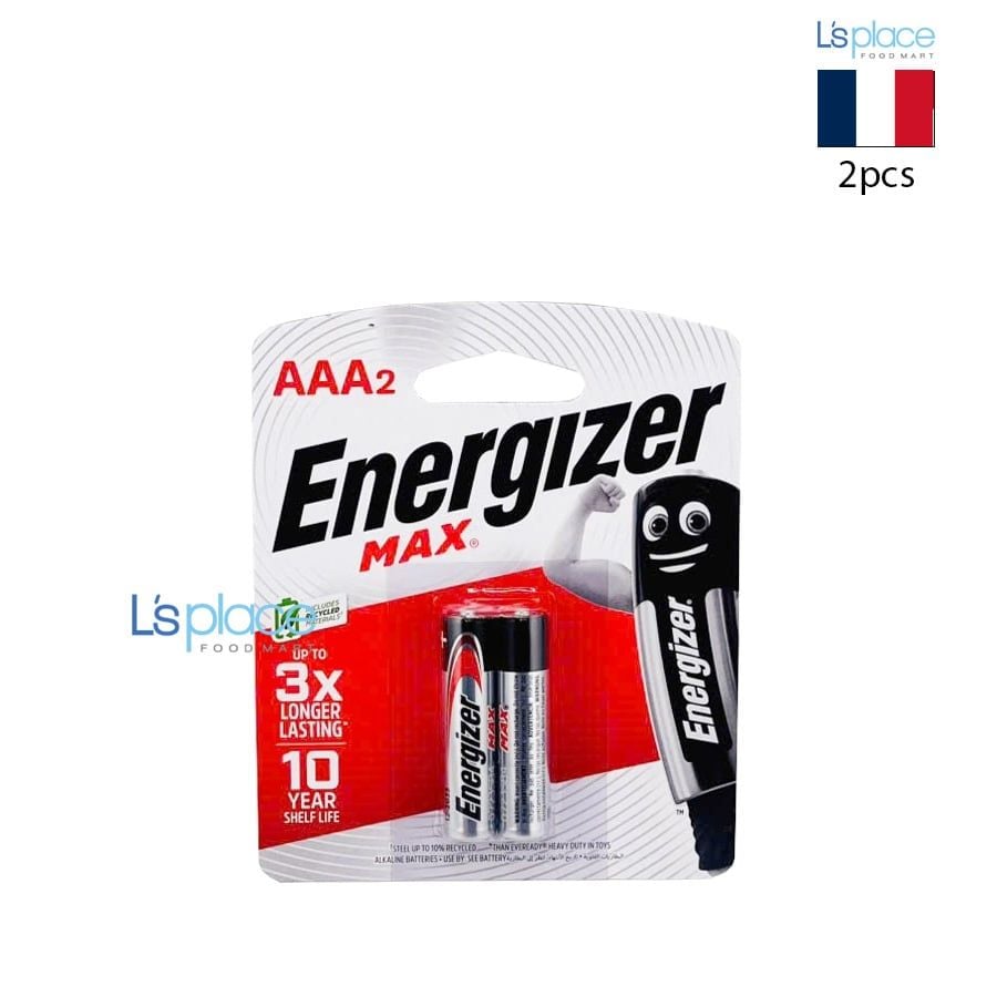 Energizer Max AAA E92 BP2 Pin
