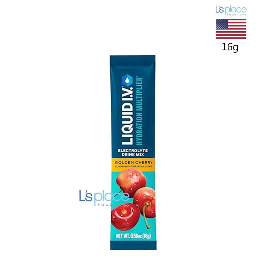 Liquid I.V Bột uống điện giải vị anh đào gói nhỏ