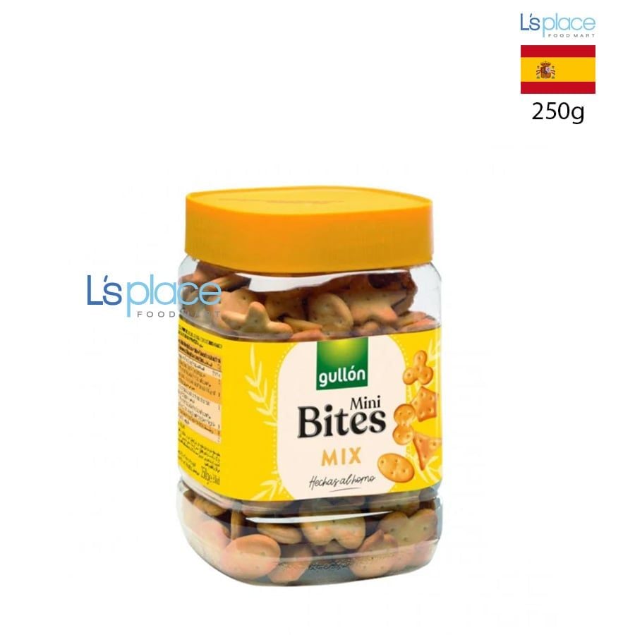 Gullon Bánh quy mặn mini Bite các hình