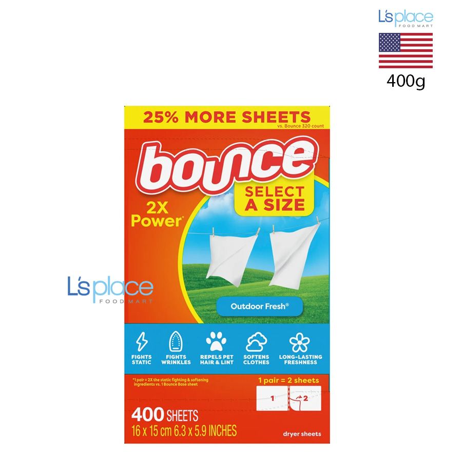 Bounce Giấy thơm quần áo hộp lớn