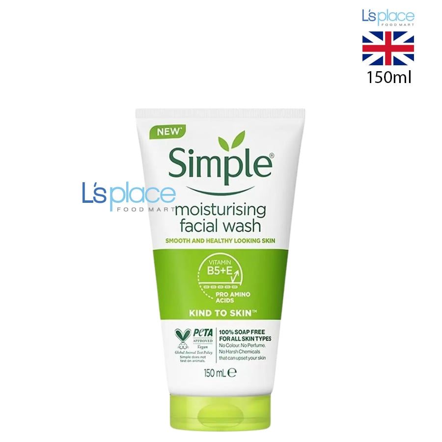 Simple Gel rửa mặt Dưỡng ẩm