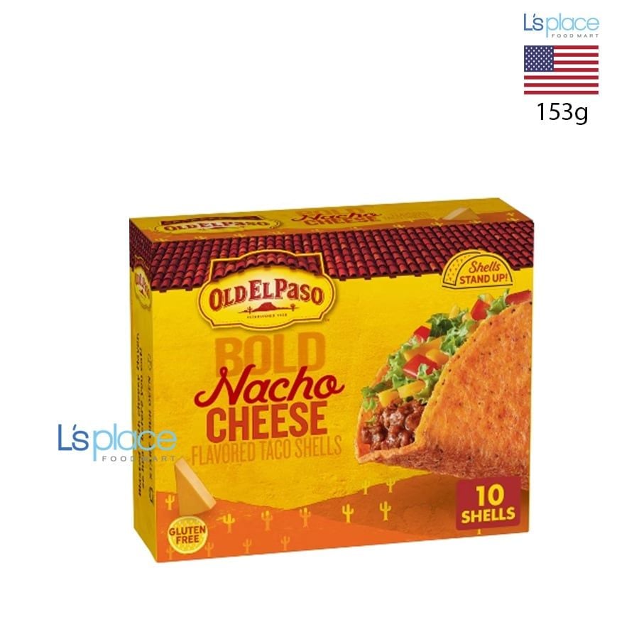 Old El Paso Vỏ bánh Taco vị phomai Nacho