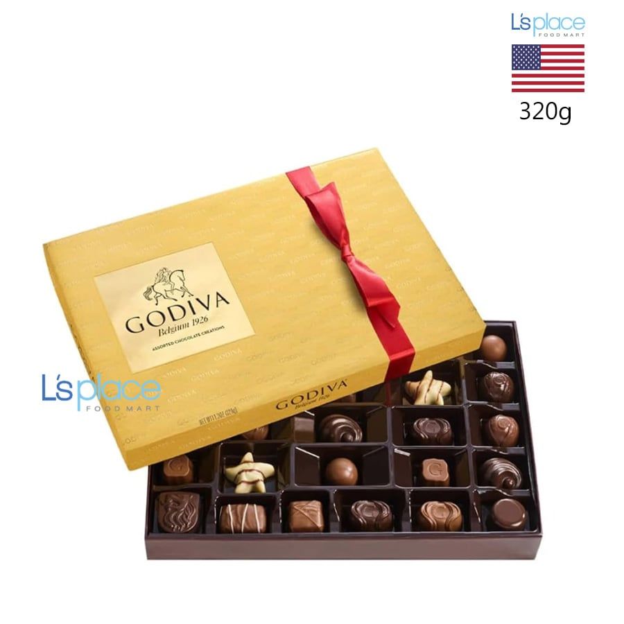 Godiva Socola tổng hợp hộp quà