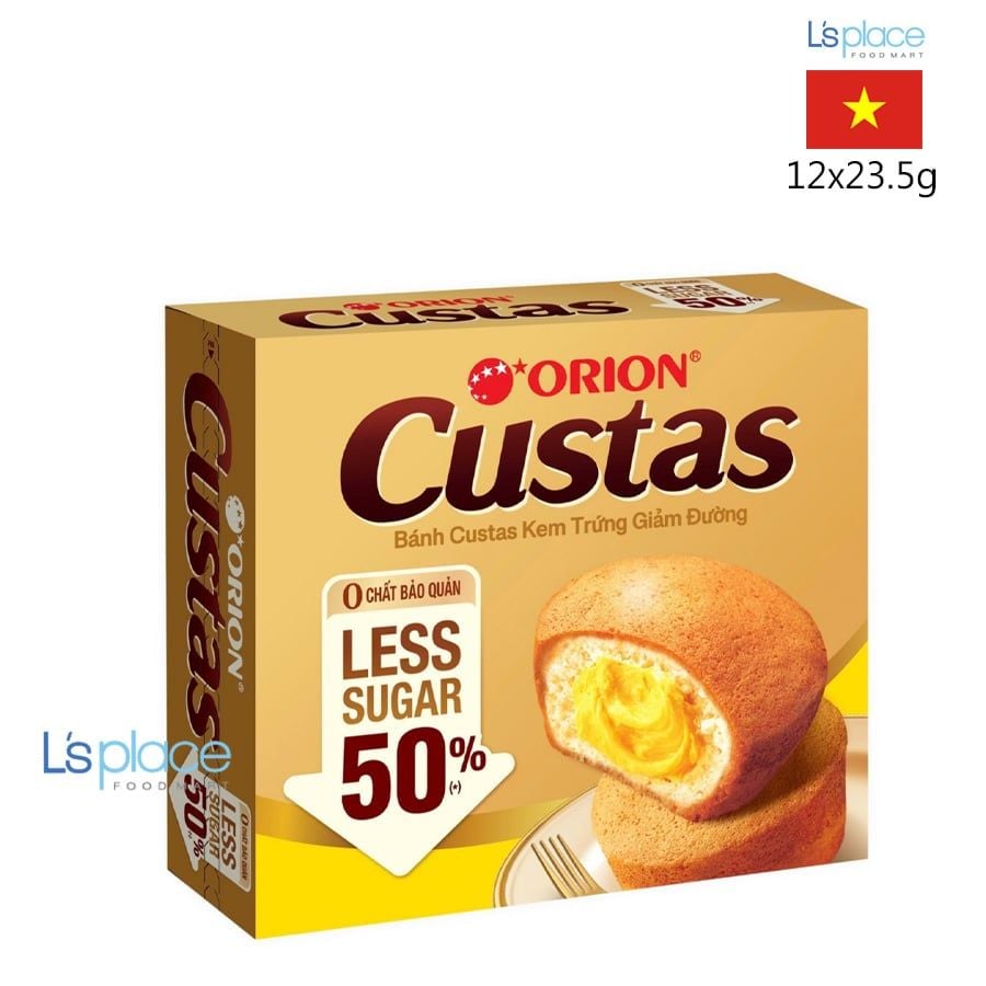 Orion Bánh Custas giảm đường