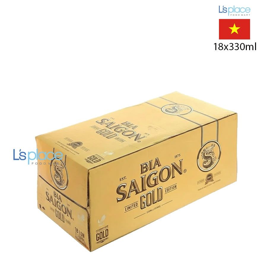 Sài Gòn Thùng bia lon vàng