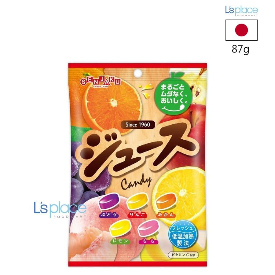 Senjaku Kẹo cứng vị 5 loại trái cây