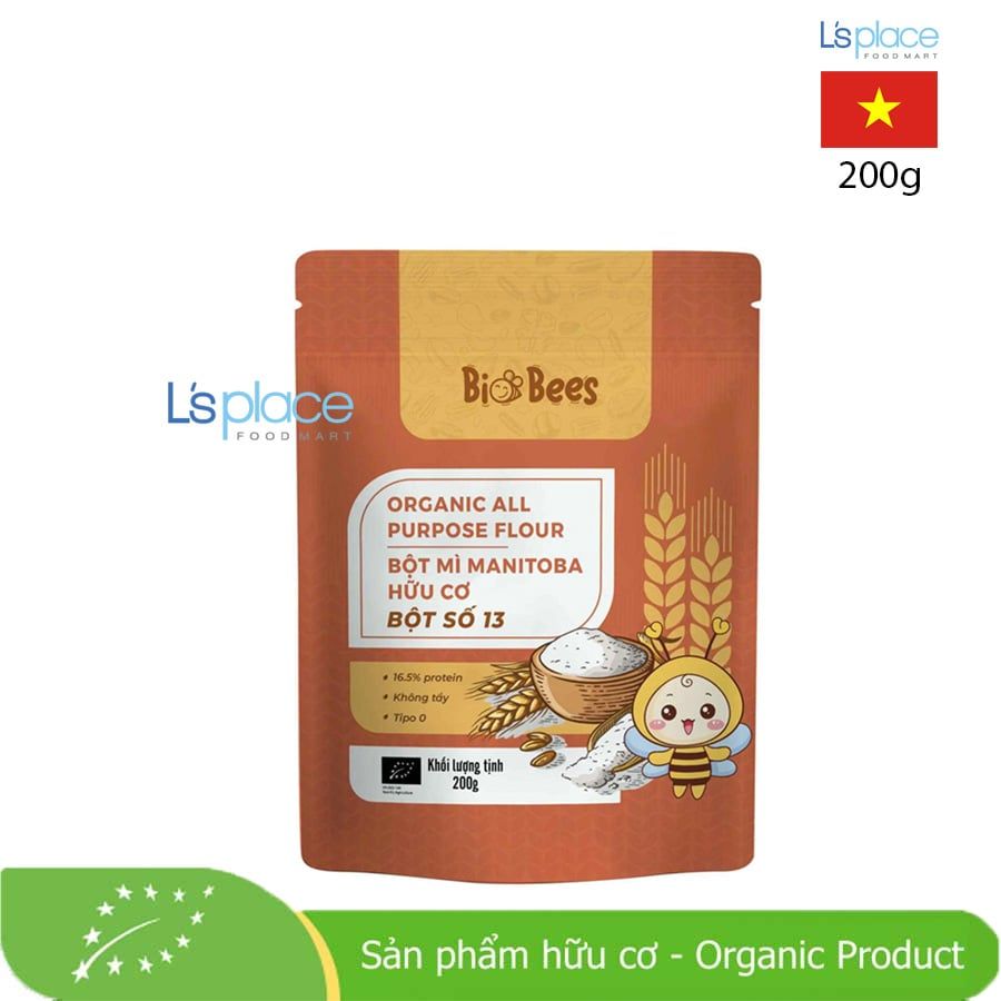 BioBees Bột mì Manitoba hữu cơ số 13