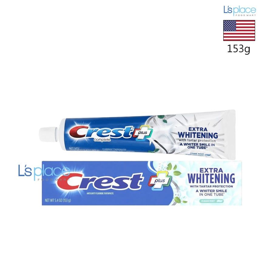 Crest Complete Plus Kem đánh răng Extra Whitening