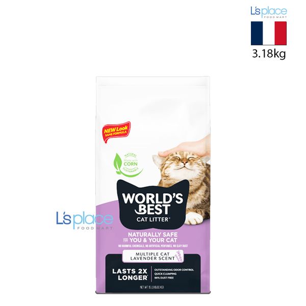 World's Best Cát mèo Oải hương Multiple Cat – L's Place Foodmart