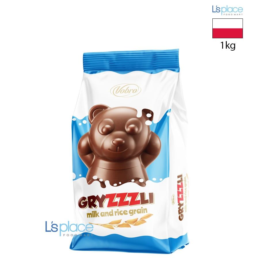 Vobro Socola gấu Gryzzzli vị sữa gạo