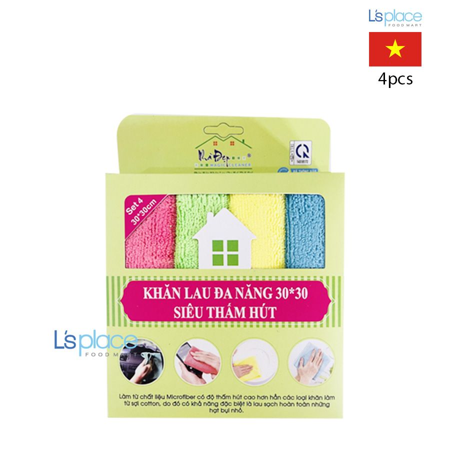 Magic Cleaner Khăn lau 30x30cm